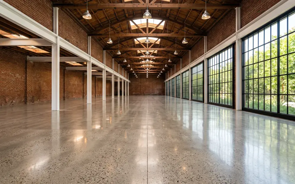 Polished Concrete, BA Sidewalk Restoration