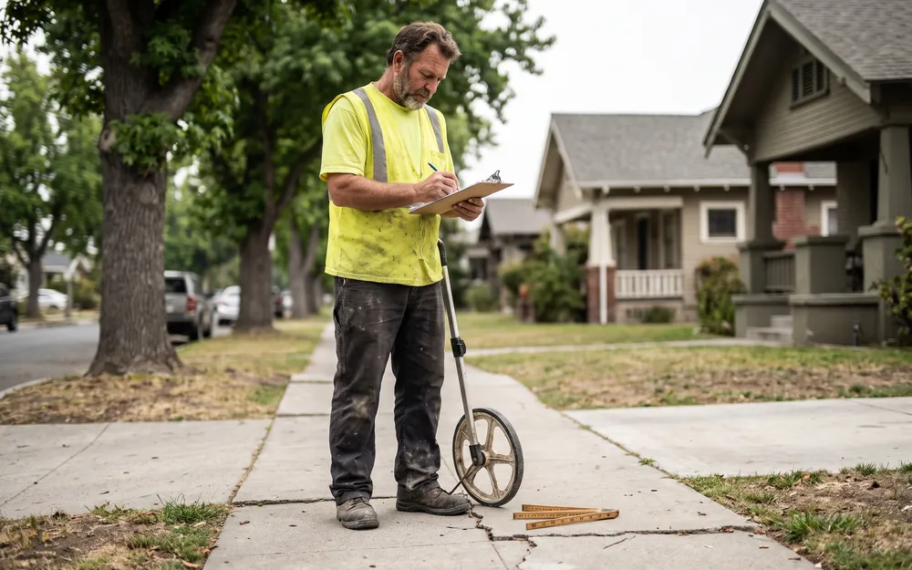 Sidewalk Survey and Certification, BA Sidewalk Restoration
